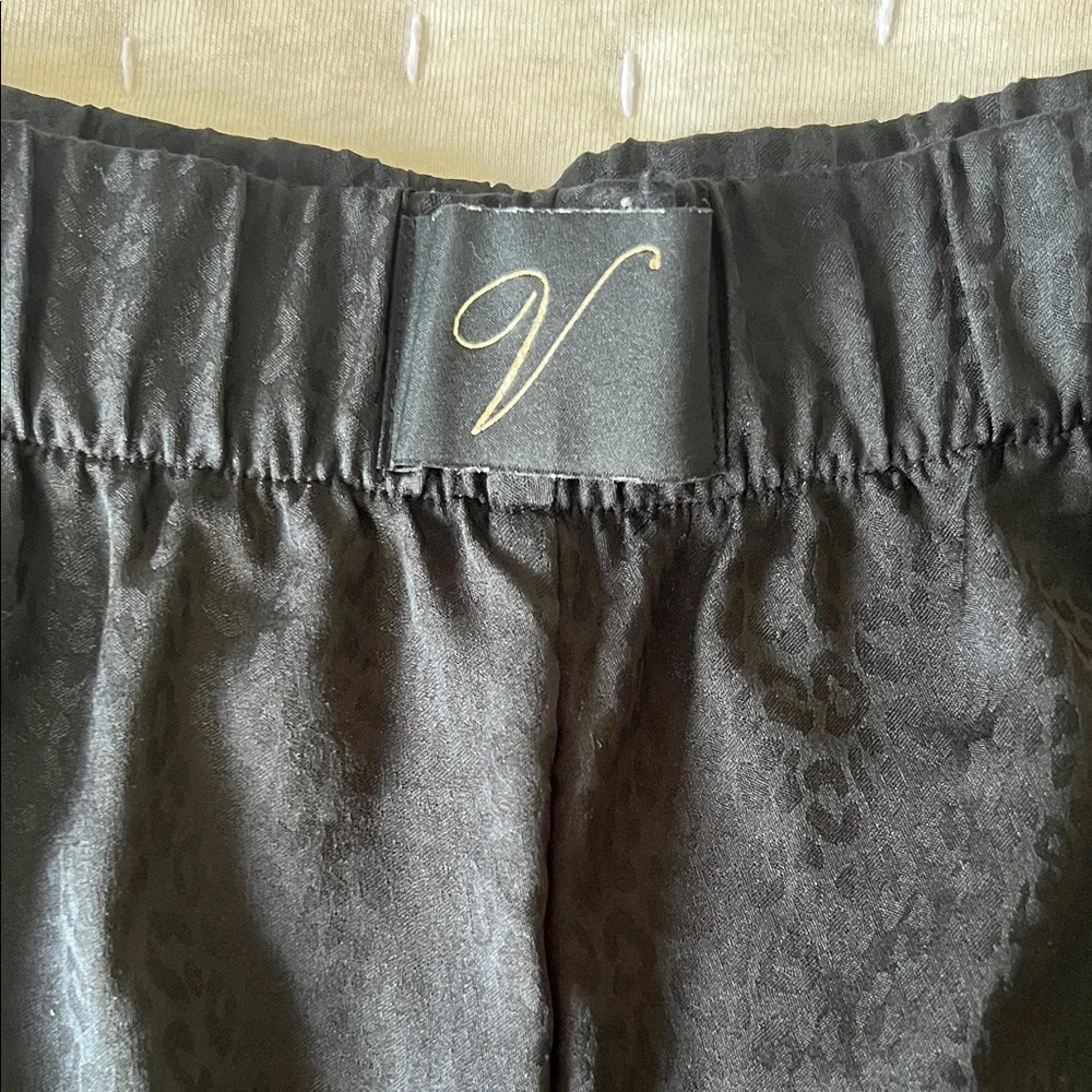 Victoria's Secret Black Satin Pajama Set - Picture 6 of 7